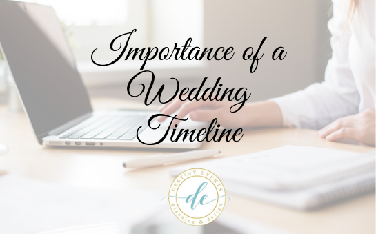 Importance of a wedding timeline
