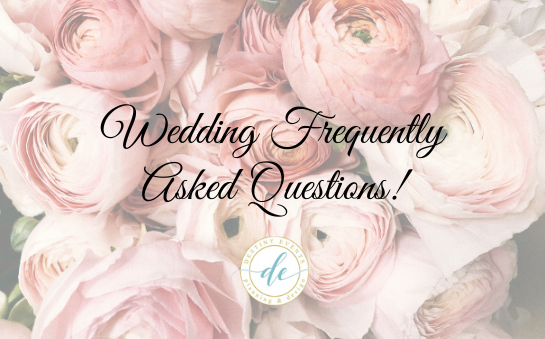 Wedding FAQ