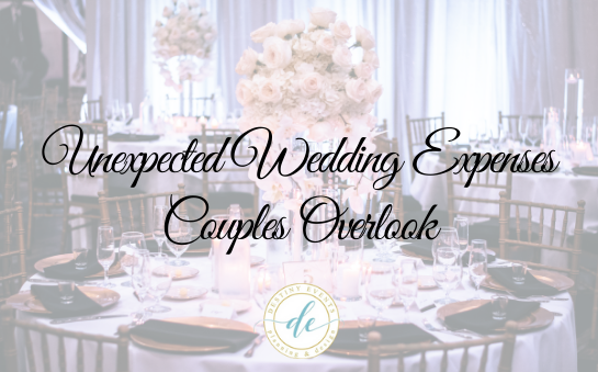 Unexpected Wedding Expenses Couples Overlook
